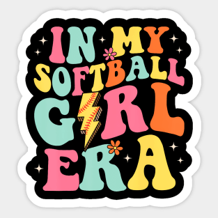 In My Softball Girl Era Sticker